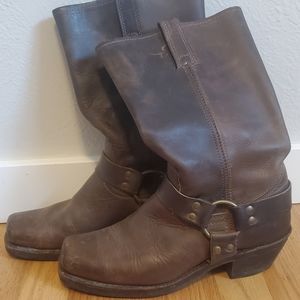 Frye harness boots